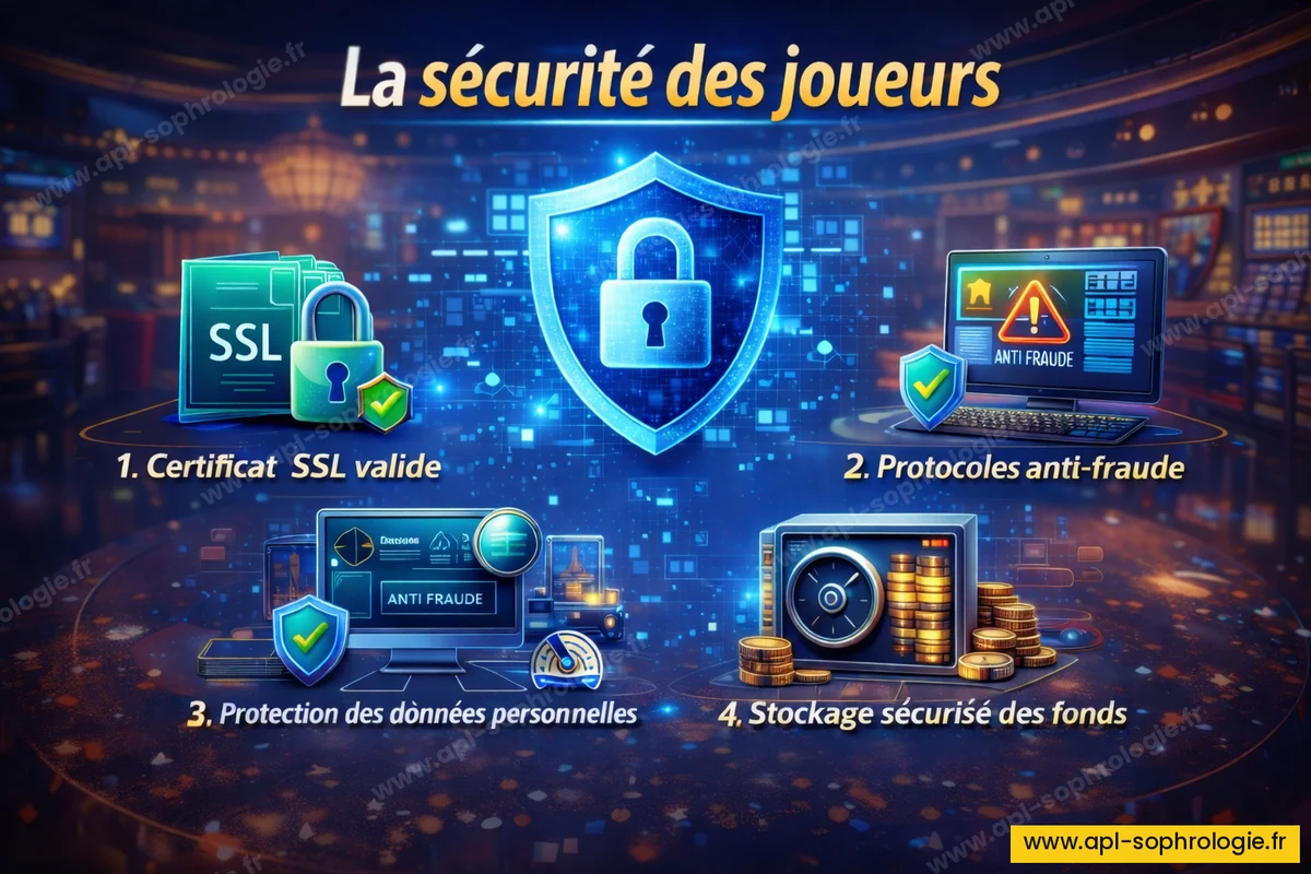 Les points de sécurité à vérifier sur un casino en ligne